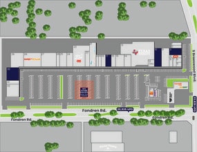 9700-9950 Fondren Rd, Houston, TX à louer Plan de site– Image 1 sur 2