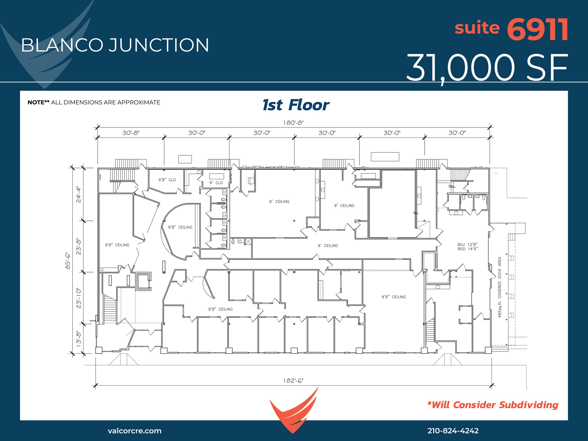 6900-6999 Blanco Rd, San Antonio, TX à louer Plan de site– Image 1 sur 1