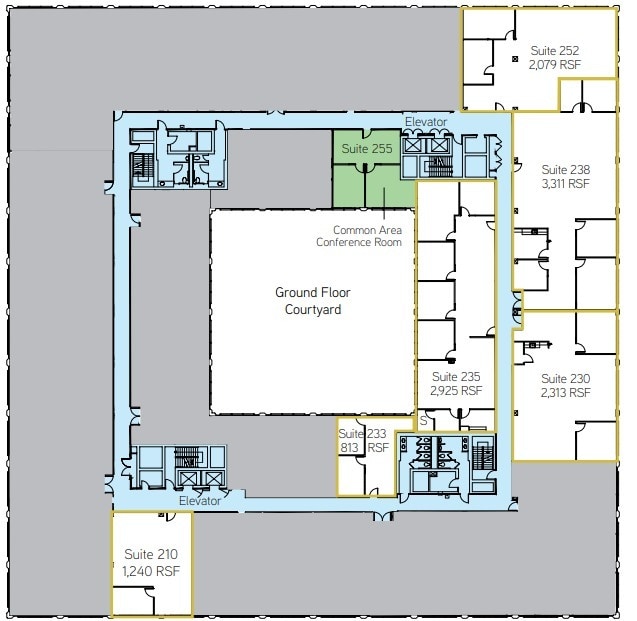 2025 Gateway Pl, San Jose, CA à louer Plan d’étage– Image 1 sur 1