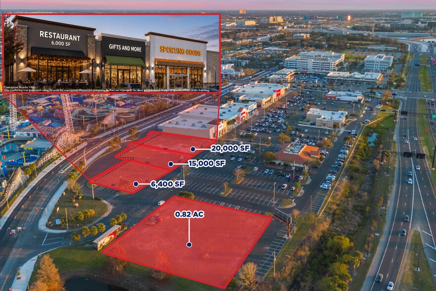 6687-6905 S Kirkman Rd, Orlando, FL à louer - Photo de l’immeuble – Image 2 sur 3