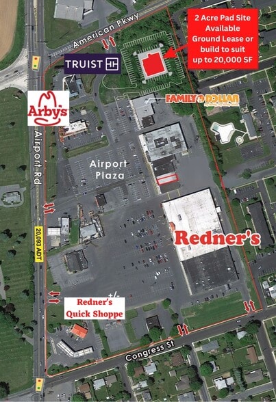 1231-1319 Airport Rd, Allentown, PA à louer - Photo de l’immeuble – Image 2 sur 3