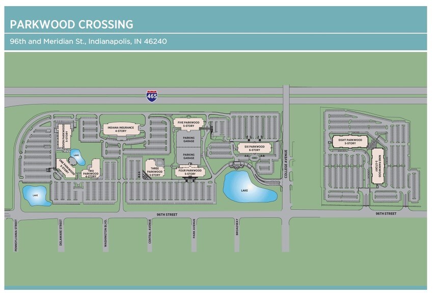 900 E 96th St, Indianapolis, IN à louer - Plan de site – Image 2 sur 2