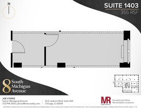 8 S Michigan Ave, Chicago, IL à louer Plan d’étage– Image 1 sur 5