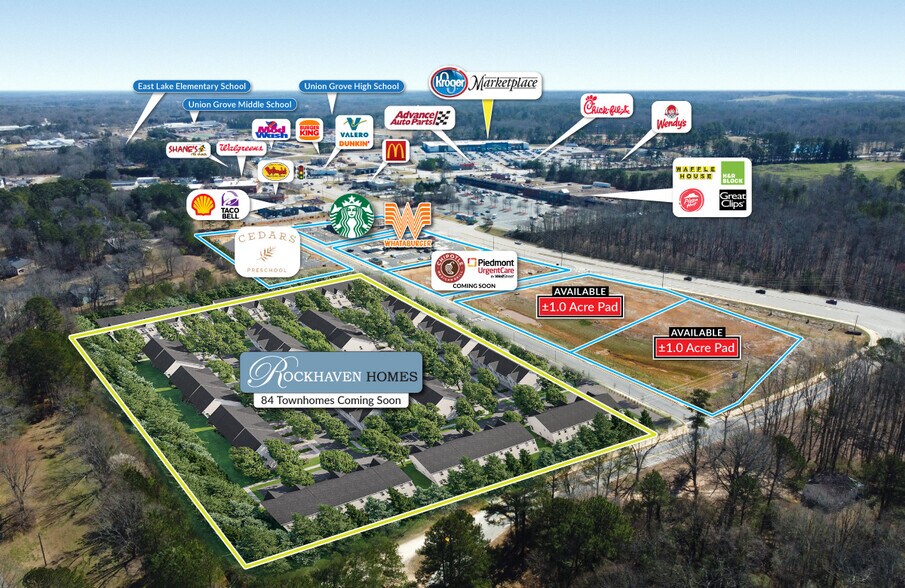 5855-5905 East Lake Pky, McDonough, GA à louer - Photo principale – Image 1 sur 10