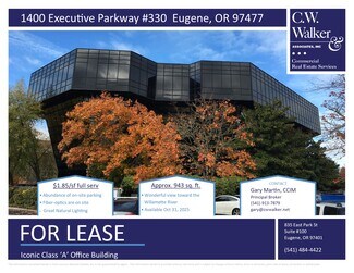 Plus de détails pour 1400 Executive Pky, Eugene, OR - Bureau à louer