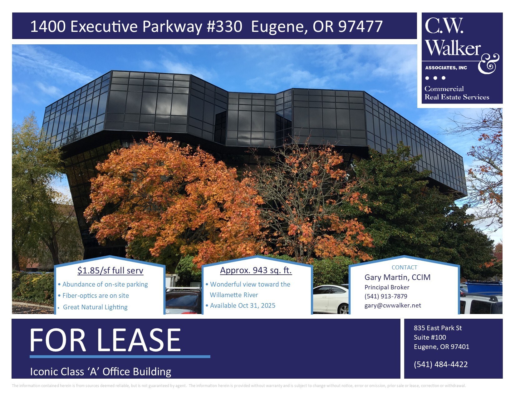 1400 Executive Pky, Eugene, OR à louer Photo de l’immeuble– Image 1 sur 7