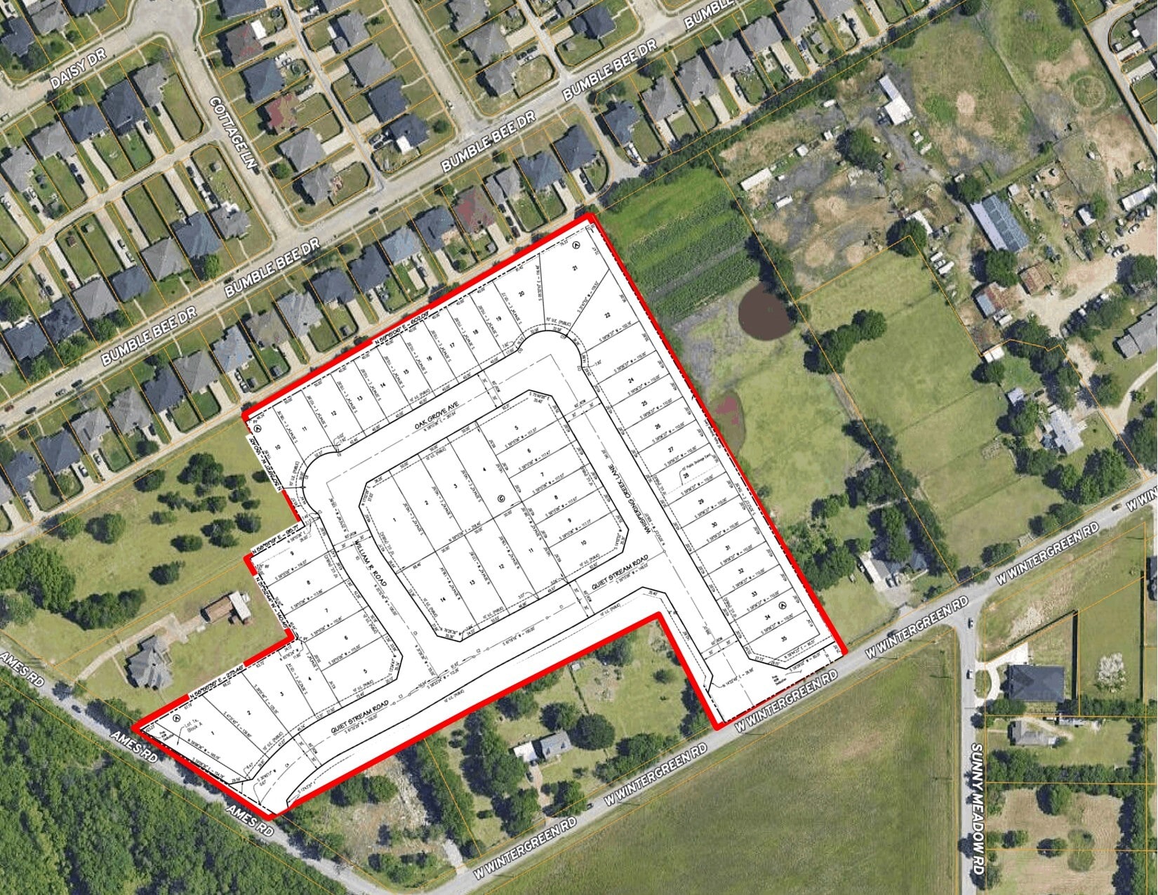 2800 Ames, Lancaster, TX à vendre Aérien– Image 1 sur 9