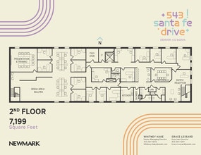 543 Santa Fe Dr, Denver, CO à louer Plan d’étage– Image 1 sur 1