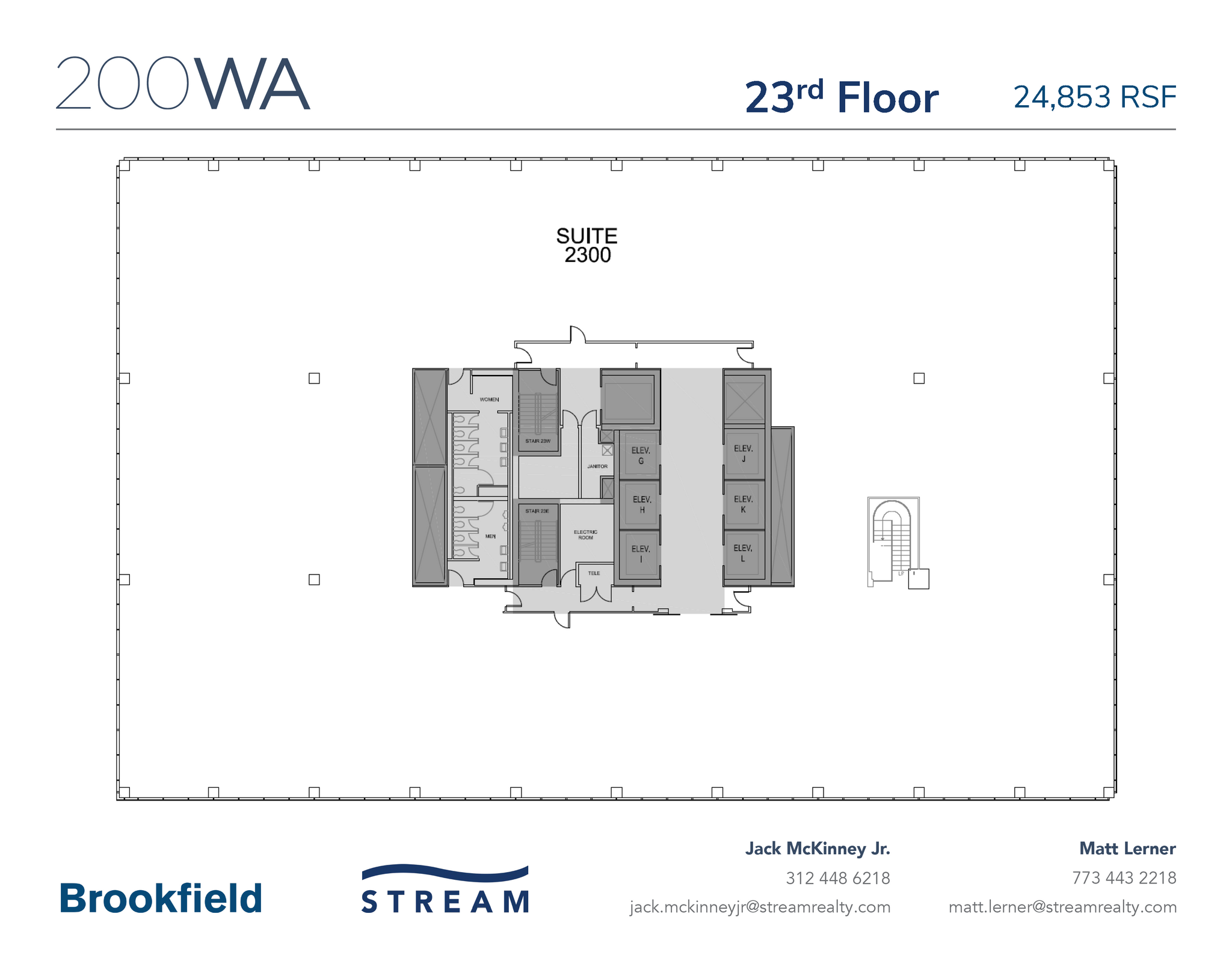 200 W Adams St, Chicago, IL à louer Plan d’étage– Image 1 sur 1