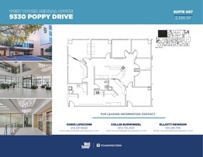 9330 Poppy Dr, Dallas, TX à louer Plan d’étage– Image 1 sur 1