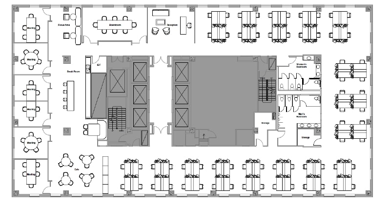 575 Market St, San Francisco, CA à louer Plan d’étage– Image 1 sur 1
