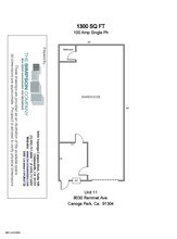 8030-8040 Remmet Ave, Canoga Park, CA à louer Plan d’étage– Image 1 sur 1