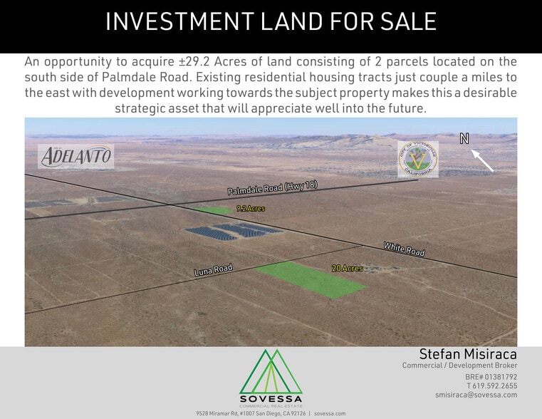 WHITE Rd, Phelan, CA à vendre - Photo principale – Image 1 sur 5