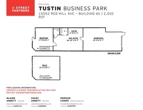 15102 Red Hill Ave, Tustin, CA à louer Plan de site– Image 1 sur 1