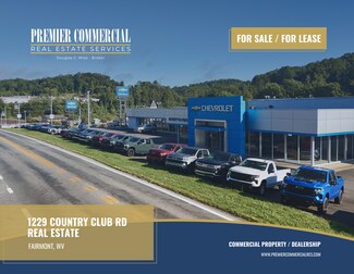 Plus de détails pour 1229 Country Club Mnr, Fairmont, WV - Local commercial à vendre