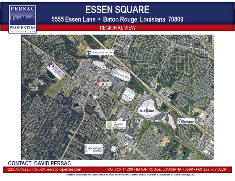 5555 Essen Ln, Baton Rouge, LA à louer - Aérien – Image 1 sur 5