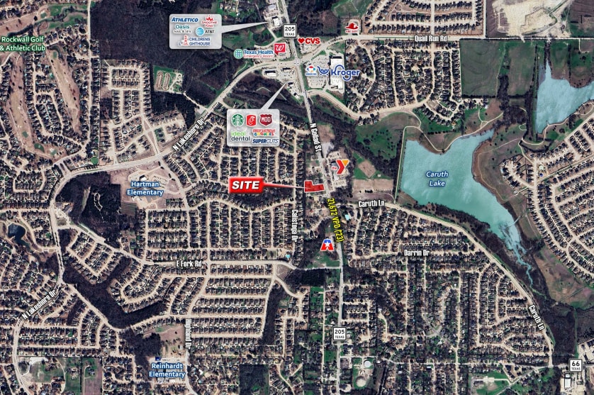 1209 N Goliad St, Rockwall, TX à louer - Aérien – Image 3 sur 3