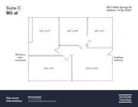 4851 Keller Springs Rd, Addison, TX à louer Plan de site– Image 1 sur 1