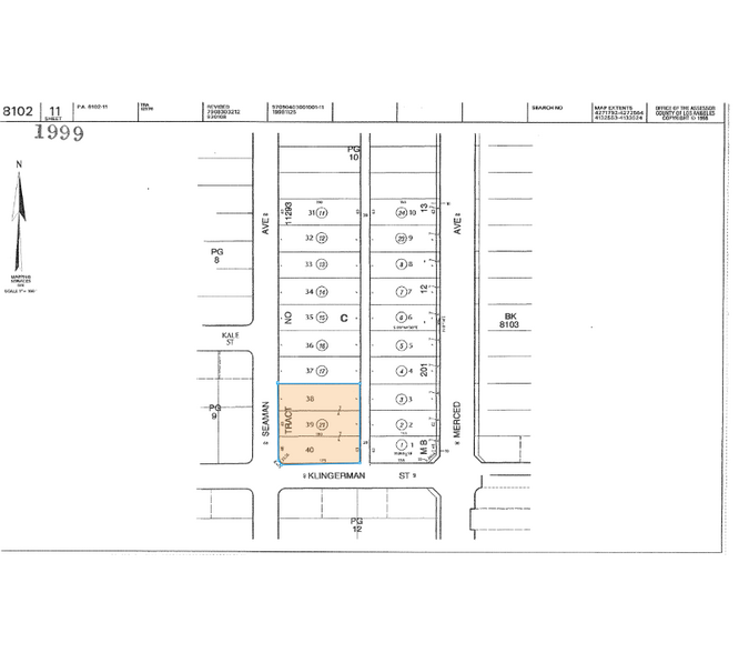 2402 Seaman Ave, South El Monte, CA à vendre - Plan cadastral – Image 2 sur 25