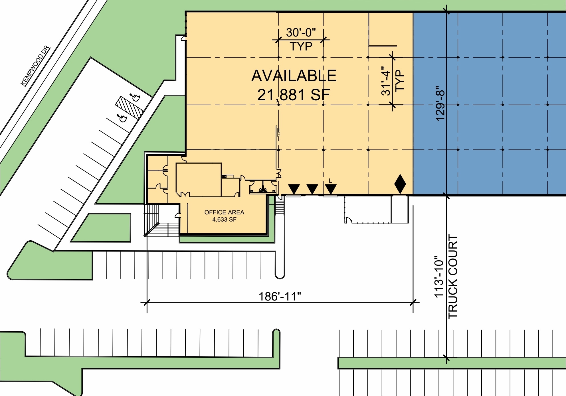 8353-8399 Kempwood Dr, Houston, TX à louer Plan de site– Image 1 sur 1
