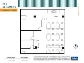 255 Alhambra Cir, Coral Gables, FL à louer Plan d’étage– Image 1 sur 1