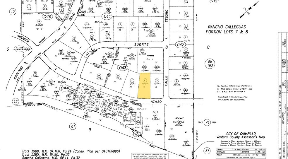 1199 Avenida Acaso, Camarillo, CA à louer - Plan cadastral – Image 3 sur 3