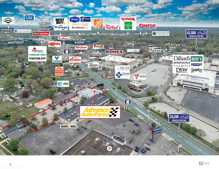 4920 Monroe St, Toledo, OH à vendre - Photo de l’immeuble – Image 3 sur 6