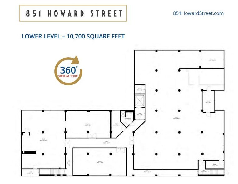 851-853 Howard St, San Francisco, CA à louer - Plan d’étage – Image 3 sur 4
