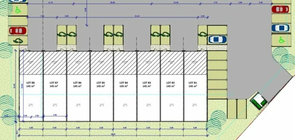 Local d'activités dans Marcilloles à vendre Plan de site– Image 1 sur 8