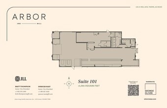 51 W 3rd St, Tempe, AZ à louer Plan d’étage– Image 1 sur 1