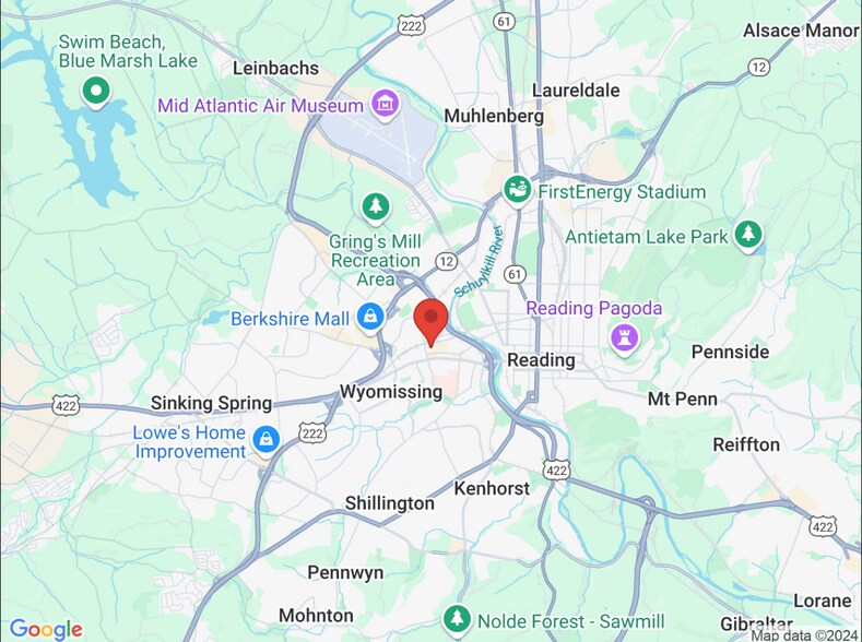 830 Knitting Mills Way, Wyomissing, PA à louer - Photo de l’immeuble – Image 2 sur 27