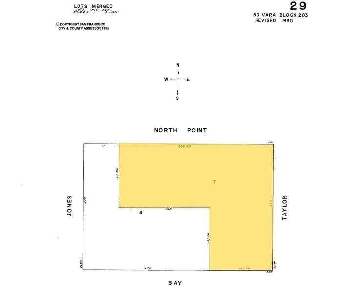 555 N Point St, San Francisco, CA à louer - Plan cadastral – Image 2 sur 4
