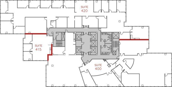 3131 Camino del Rio N, San Diego, CA à louer Plan d’étage– Image 1 sur 1