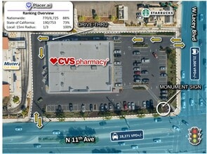 574 W Lacey Blvd, Hanford, CA - VUE AÉRIENNE vue de carte - Image1