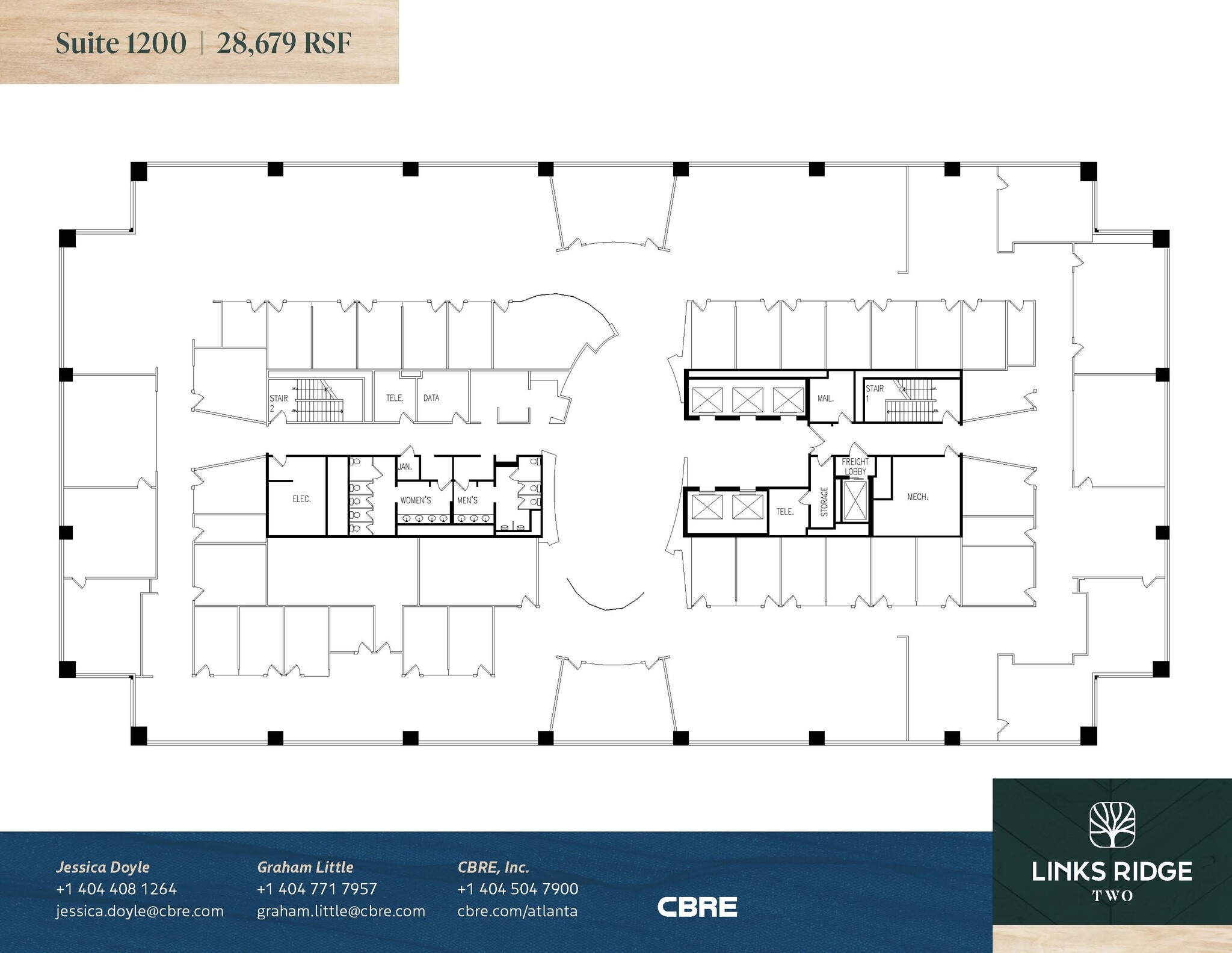 1277 Lenox Park Blvd, Atlanta, GA à louer Plan d’étage– Image 1 sur 1