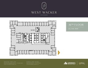 35 W Wacker Dr, Chicago, IL à louer Plan d’étage– Image 1 sur 1