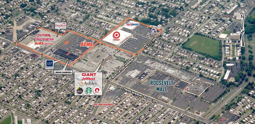 2101-2107 Cottman Ave, Philadelphia, PA à louer - Aérien – Image 1 sur 2