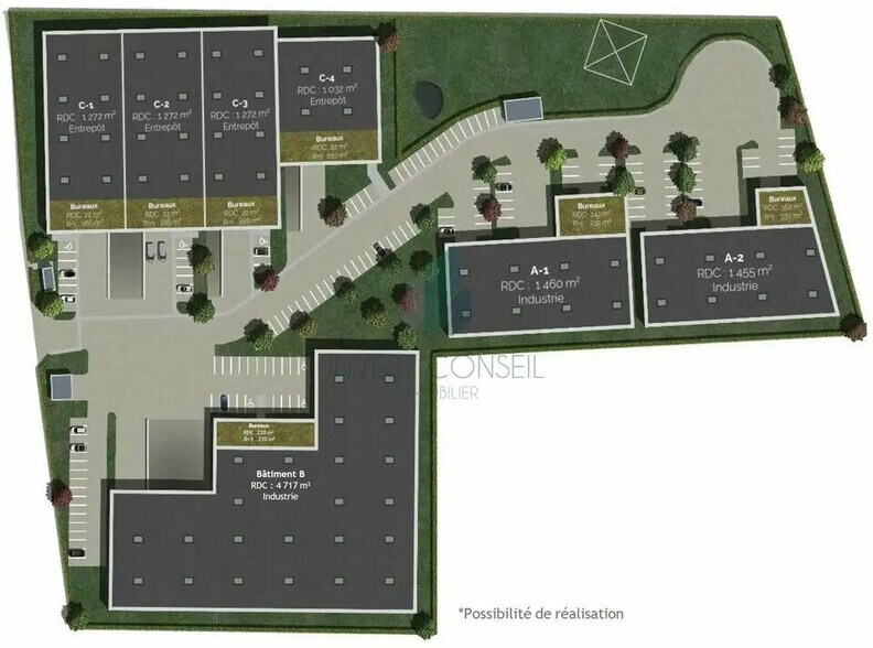 Local d'activités dans Persan à vendre - Photo de l’immeuble – Image 3 sur 3