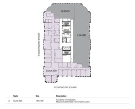 11 N Washington St, Rockville, MD à louer Plan d’étage– Image 1 sur 1
