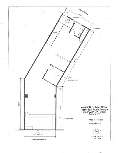 3850 San Pablo Ave, Emeryville, CA à louer - Plan d’étage – Image 2 sur 5