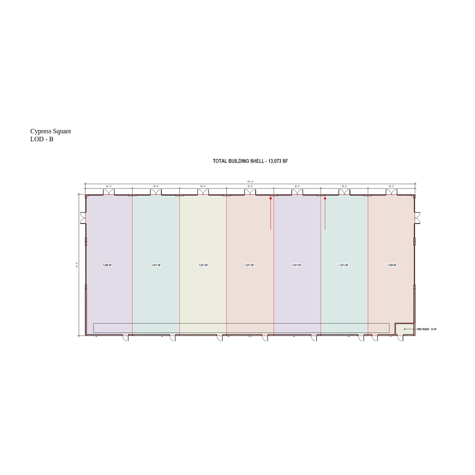 19715 Longenbaugh Rd, Cypress, TX à louer Plan d’étage– Image 1 sur 1
