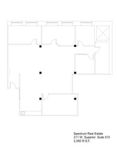 311 W Superior St, Chicago, IL à louer Plan d’étage– Image 1 sur 1