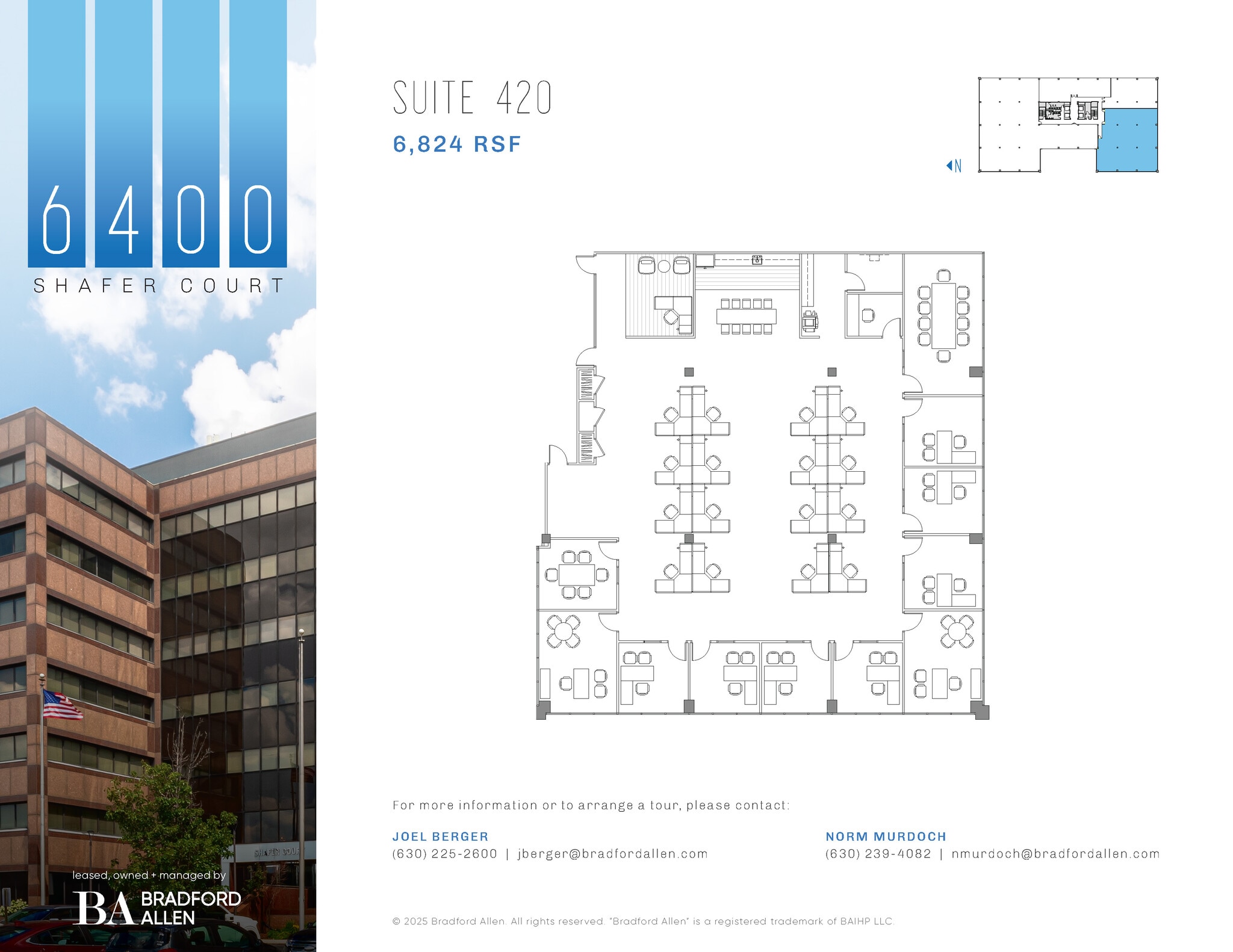 6400 Shafer Ct, Rosemont, IL à louer Plan d’étage– Image 1 sur 2