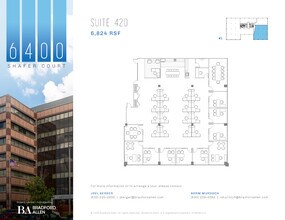 6400 Shafer Ct, Rosemont, IL à louer Plan d’étage– Image 1 sur 2