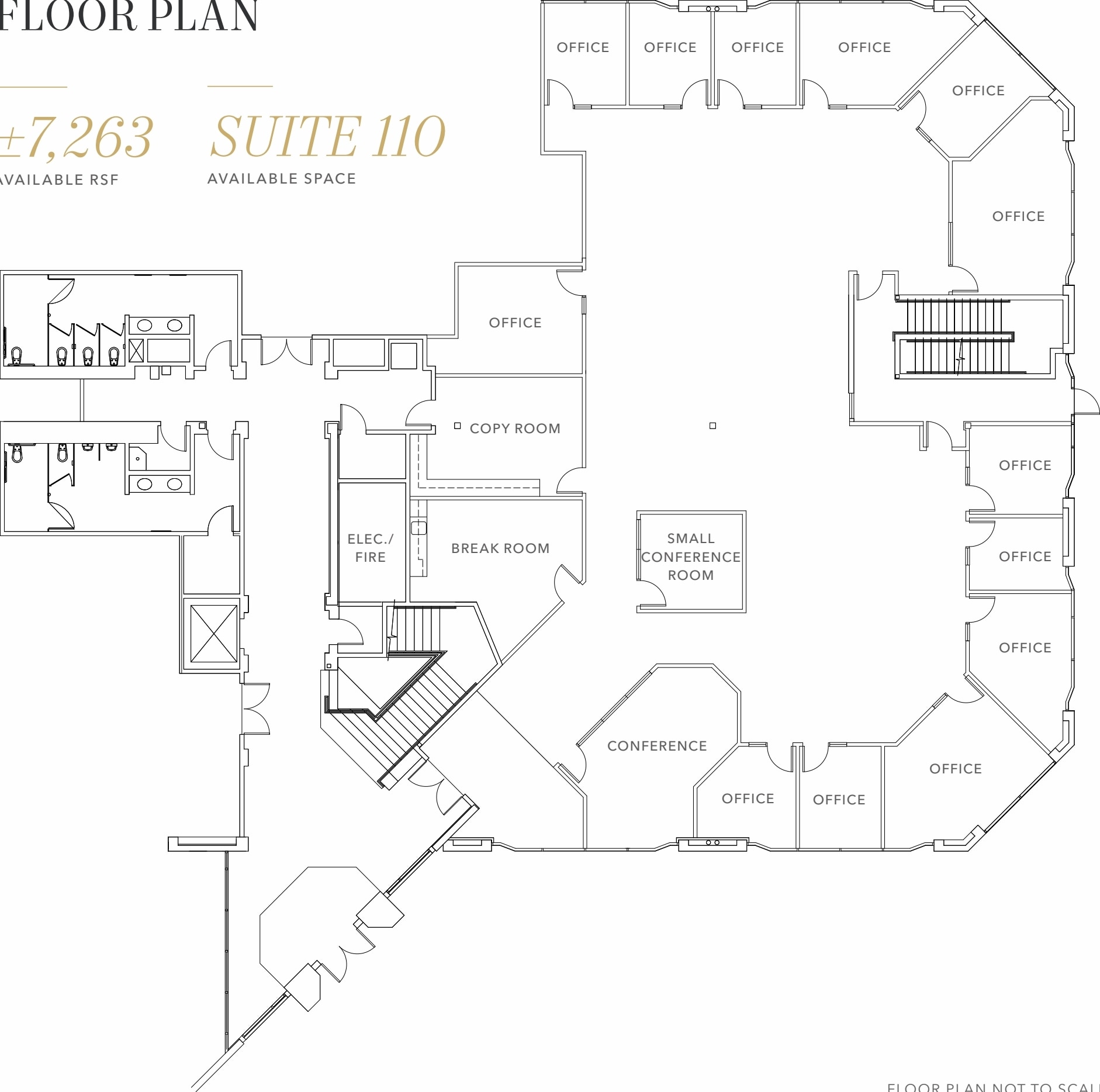 7077 Koll Center Pky, Pleasanton, CA à louer Plan d’étage– Image 1 sur 3