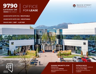 Plus de détails pour 9790 Gateway Dr, Reno, NV - Bureau à louer