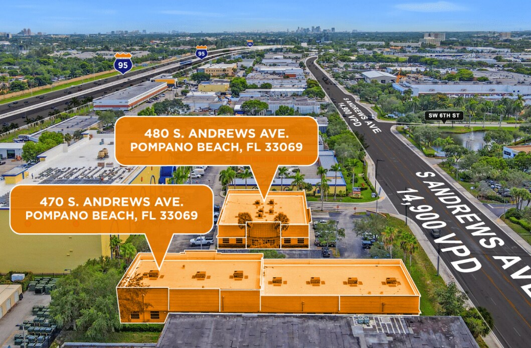 470 S Andrews Ave, Pompano Beach, FL à louer Photo de l’immeuble– Image 1 sur 13