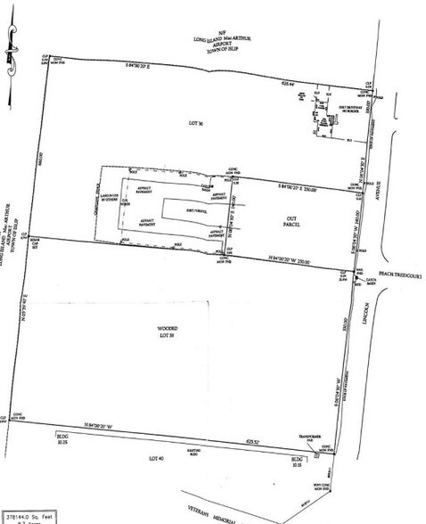 1428 Lincoln Ave, Holbrook, NY à vendre - Plan de site – Image 2 sur 2