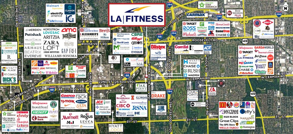 2030 York Rd, Oak Brook, IL à louer - Photo de l’immeuble – Image 2 sur 20