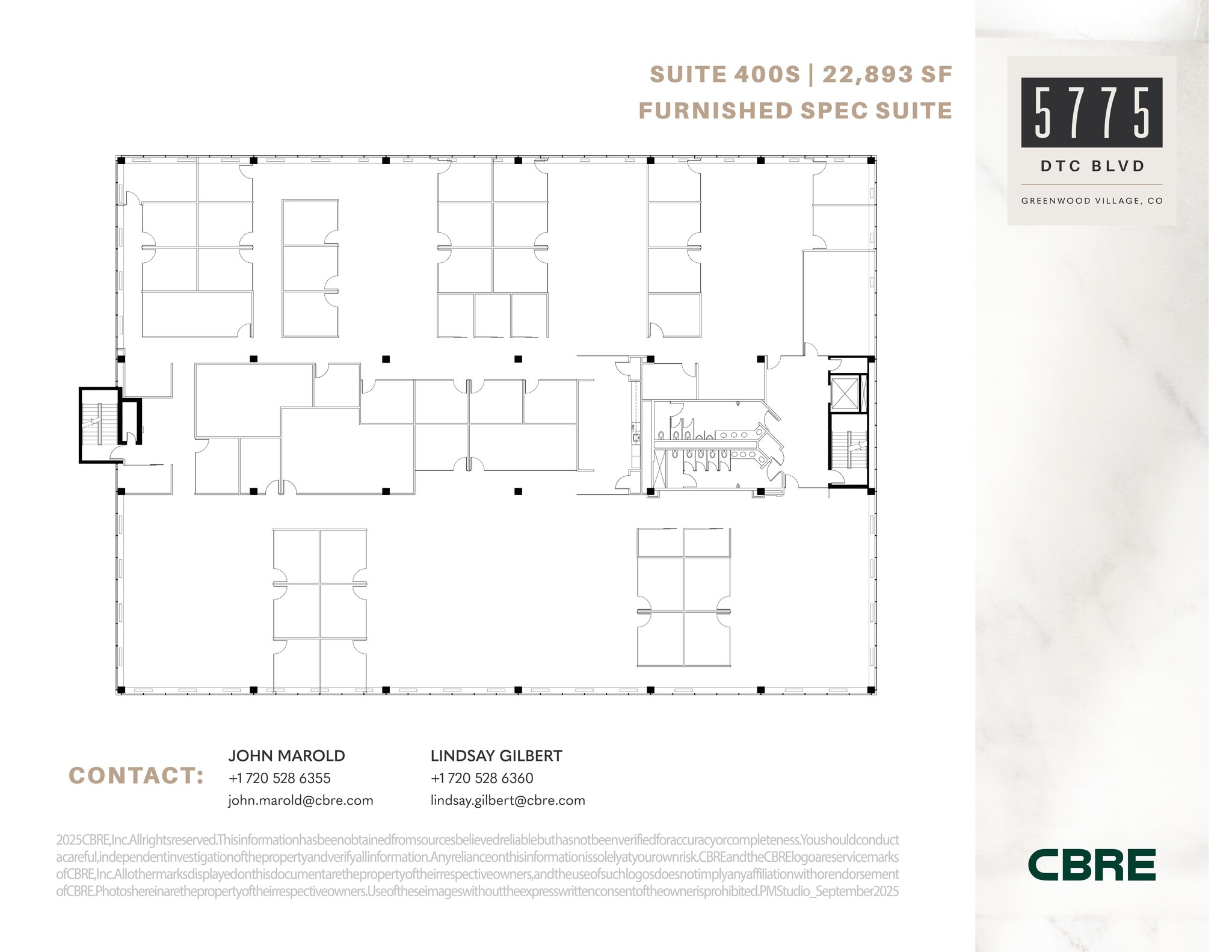 5775 DTC Blvd, Greenwood Village, CO à louer Plan de site– Image 1 sur 1